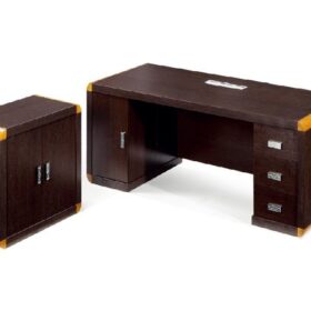 BUREAU DIRECTION RS-02 2200*1900*760 ROSEWOOD 957 SANS MEUBLE RECONDI
