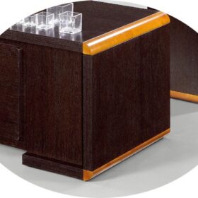 BUREAU DIRECTION RS-02 2200*1900*760 ROSEWOOD 957 SANS MEUBLE RECONDI