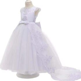 Table d'appoint pétale moderne — cadre métallique (noir / marron)