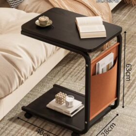 Table d'appoint mobile au design simple et moderne – Image 2