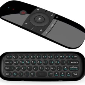 WeChip W1 Air Mouse — Télécommande Airmouse 2,4 GHz & Bluetooth (Clavier QWERTY, 6 axes)