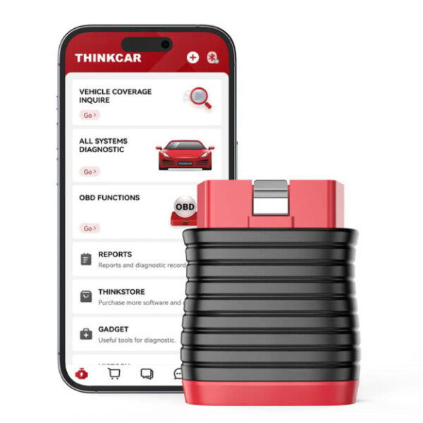 Thinkcar Scanmate A — Scanner diagnostic OBDII Bluetooth (Android/iOS) — 15 fonctions maintenance