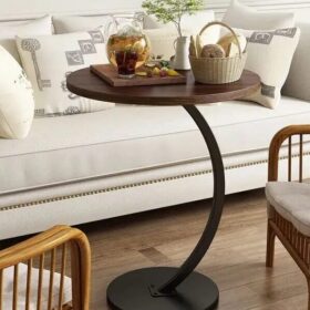 Table basse simple et petite à poser au sol avec rangement pour chambre à coucher, salon et balcon