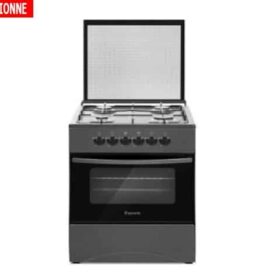 Cuisinière 4 feux Ferre 60×60 F6S40G2-IB gris/noir reconditionnée