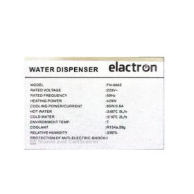 Fontaine à eau 1 robinet  ELACTRON-FN666E – Image 7