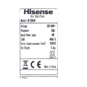 Purificateur d'air Hisense AE-23R4AF-41m2 – Image 4