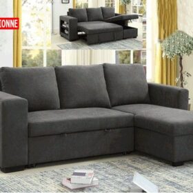 Canapé cuir 2 places rouge S-692 (Reconditionné)