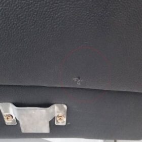 SALON CUIR 5 PLACES ANGLE LD-836 COULEUR NOIRE B08 RECOND