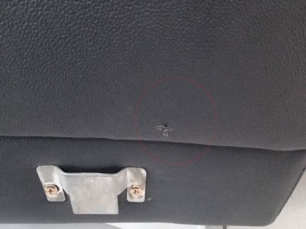 Salon Cuir-LD-836- 5 Places (Reconditionné -Couleur : Noir)