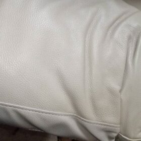 SALON CUIR 6 PLACES S-131 COULEUR GRIS SILVER A99 RECOND