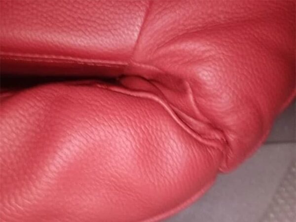 Canapé cuir 2 places rouge S-692 (Reconditionné)