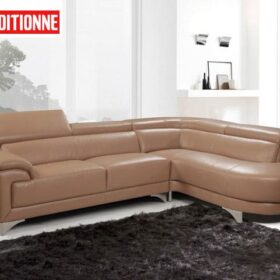 Salon Cuir 6 Places S-131 Gris Silver A99– Salon Cuir Élégant et Confort Premium(Reconditionné)