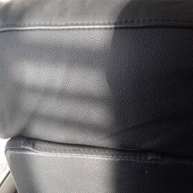 SALON CUIR 5 PLACES ANGLE LD-836 COULEUR NOIRE B08 RECOND