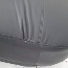 SALON CUIR 5 PLACES ANGLE LD-836 COULEUR NOIRE B08 RECOND