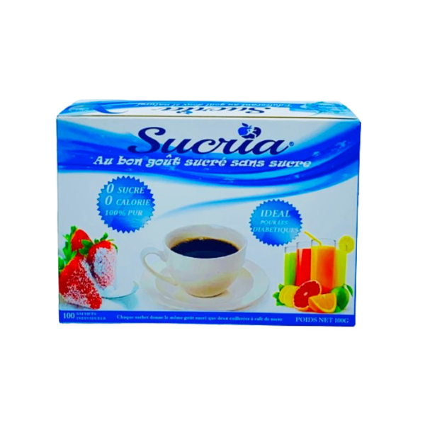 substitut du sucre - Édulcorant Sucria (100x1G) substitut du sucre - Édulcorant Sucria (100x1G)