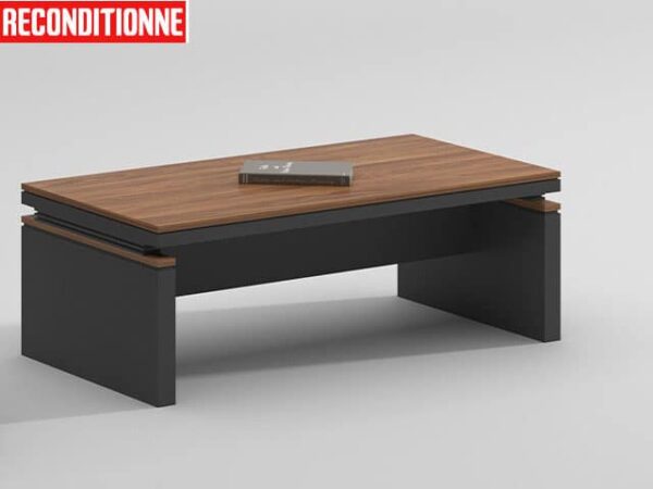 Table basse de bureau KF-110 KF-110 1200*600*450 MEL TP-904 MARRON+GREY RECO