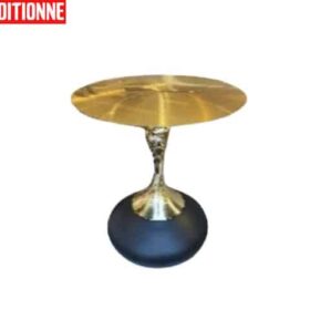 Table de coin REF LC-01 (Noir / Dorée )