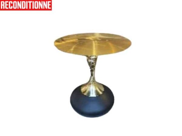 Table de coin REF LC-01 (Noir / Dorée )