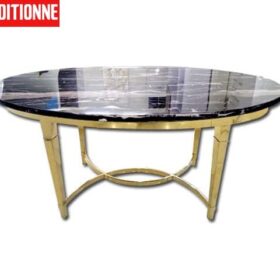 Table Basse 994-455 - DOREE/MARBRE RECONDITIONNEE