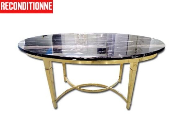 Table Basse 994-455 - DOREE/MARBRE RECONDITIONNEE