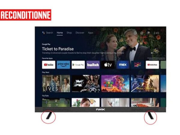 Téléviseur Finix FNX32SM  32″ (Smart android reconditionnée)