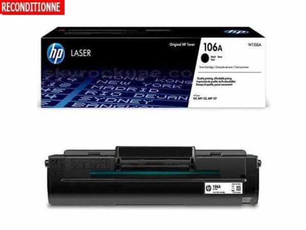 Toner  HP Laserjet 106A (Reconditionné - Pour imprimante HP LaserJeHP LaserJet 107 et 135)