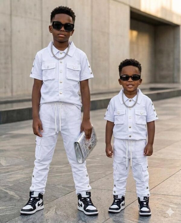 Ensemble pantalon enfant unisexe — Tailles 22–30 (4–13 ans) Ensemble pantalon enfant unisexe — Tailles 22–30 (4–13 ans)
