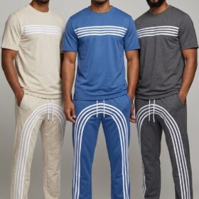 Ensemble été homme en coton — chemise manches courtes + pantalon (XL–XXL) – Image 4