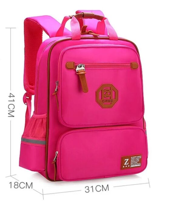 Sac à dos scolaire étanche — cuir microfibre, grande capacité 36–56 L Sac à dos scolaire étanche — cuir microfibre, grande capacité 36–56 L