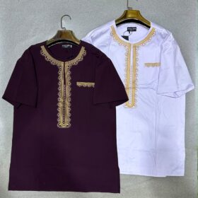 Chemise africaine homme à manches courtes — tissu léger (Tailles L à XXXL) – Image 11