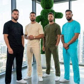 Ensemble homme — chemise + pantalon en gaze de coton gaufrée, léger et respirant (XL-XXL) – Image 2