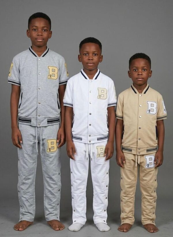 Ensemble pantalon enfant unisexe — Tailles 22–30 (4–13 ans) Ensemble pantalon enfant unisexe — Tailles 22–30 (4–13 ans)