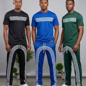 Ensemble été homme en coton — chemise manches courtes + pantalon (XL–XXL) – Image 2