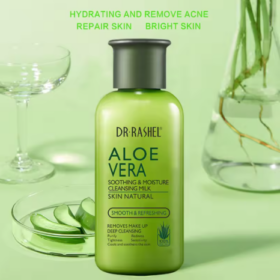 DR·RASHEL Lait Nettoyant à l'Aloe Vera — Apaisant & Hydratant 160 ml – Image 4