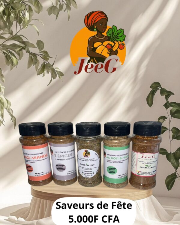 Pack Saveurs de Fête — Pack d'épices en pots Pack Saveurs de Fête — Pack d'épices en pots