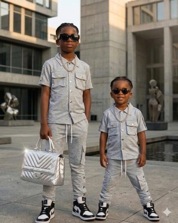 Ensemble pantalon enfant unisexe — Tailles 22–30 (4–13 ans) Ensemble pantalon enfant unisexe — Tailles 22–30 (4–13 ans)