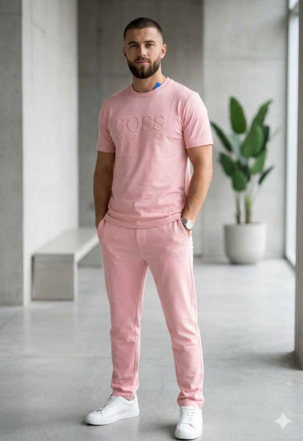 Ensemble homme — chemise + pantalon en gaze de coton gaufrée, léger et respirant (XL-XXL)