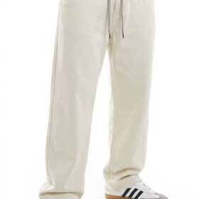 Pantalon homme jambe large en coton — Gris (XL, XXL, XXXL) – Image 16