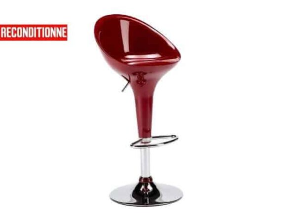 Chaise de guichet CC-102 – Rouge • (Reconditionnée)