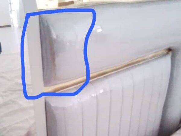 Ensemble chambre à coucher HN503 — Marron/Gris — Reconditionné