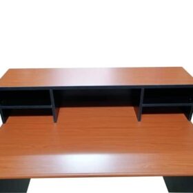 COMPTOIR DE RECEPTION STC C167 (1600x305x285) LIGHT CHERRY/BLACK dest