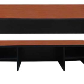 COMPTOIR DE RECEPTION STC C167 (1600x305x285) LIGHT CHERRY/BLACK dest