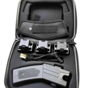Matraque électrique télescopique rechargeable — protection personnelle & dissuasion