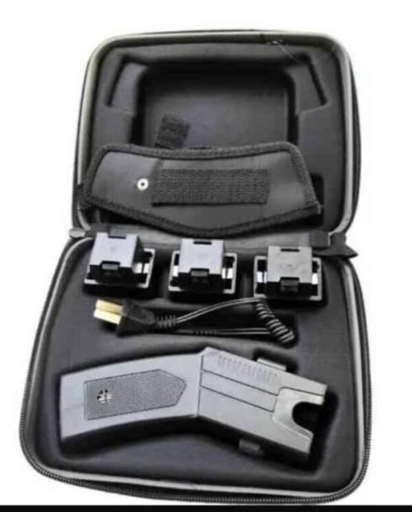 Matraque électrique télescopique rechargeable — protection personnelle & dissuasion