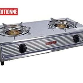 Plaque de cuisson à gaz 2 feux inox GEEPAS GGC31033 – (reconditionnée)