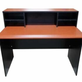 COMPTOIR DE RECEPTION STC C167 (1600x305x285) LIGHT CHERRY/BLACK dest