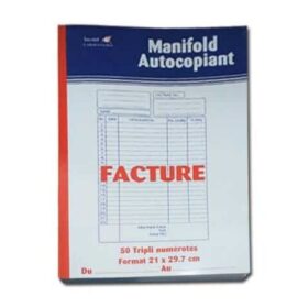 Facture autocopiant Manifold A4 210X297 (Déstockage)