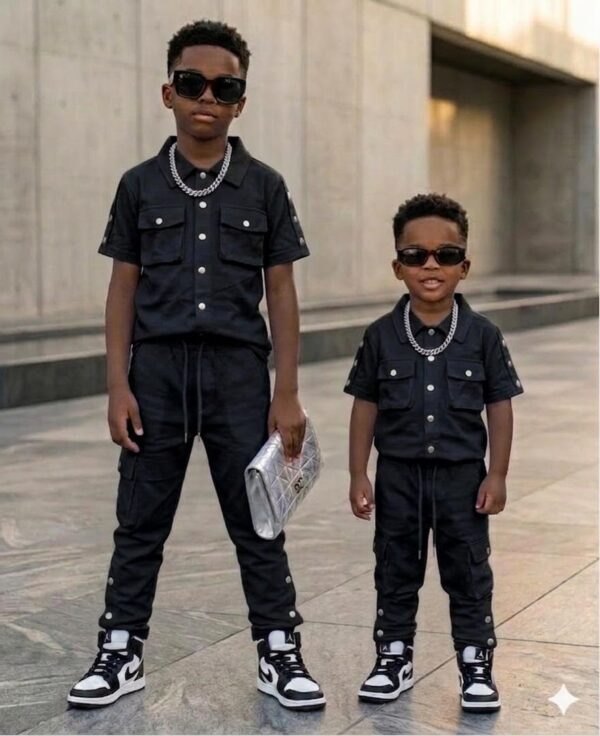 Ensemble pantalon enfant unisexe — Tailles 22–30 (4–13 ans) Ensemble pantalon enfant unisexe — Tailles 22–30 (4–13 ans)