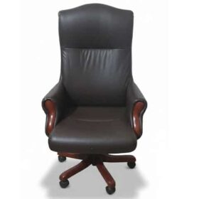 FAUTEUIL PRESIDENT REF 0721 MARRON A04 destockage