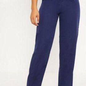PANTALON PLUS SIZE - TAILLE HAUTE BLEU MARINE - taille 5XL – Image 2